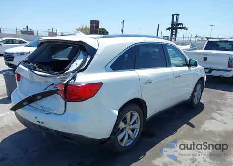 2016 Acura Mdx Advance Entertainment Packages/Advance Package from USA, damaged, VIN 5FRYD3H90GB010095